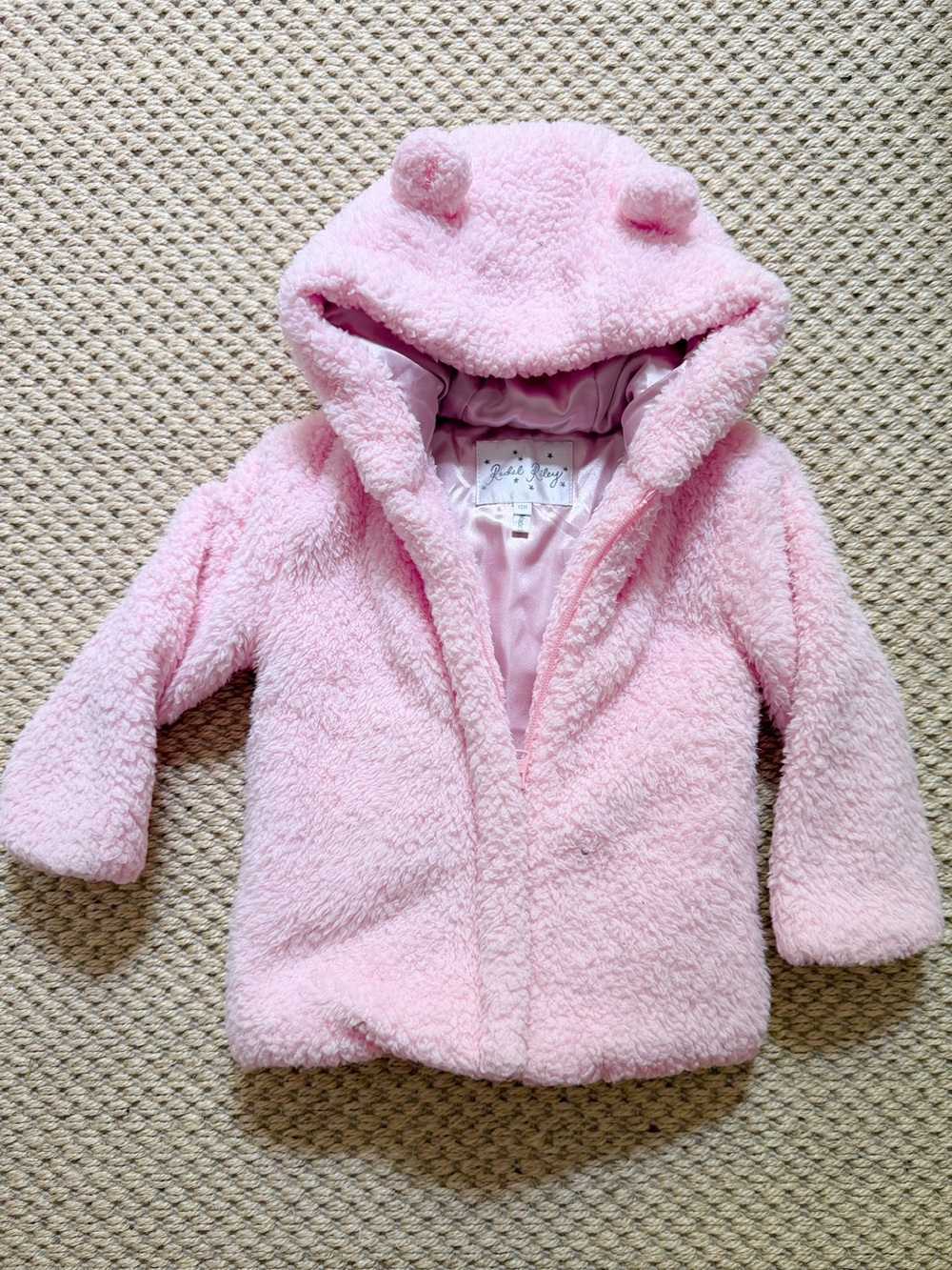 Rachel Riley Pink Teddy Coat